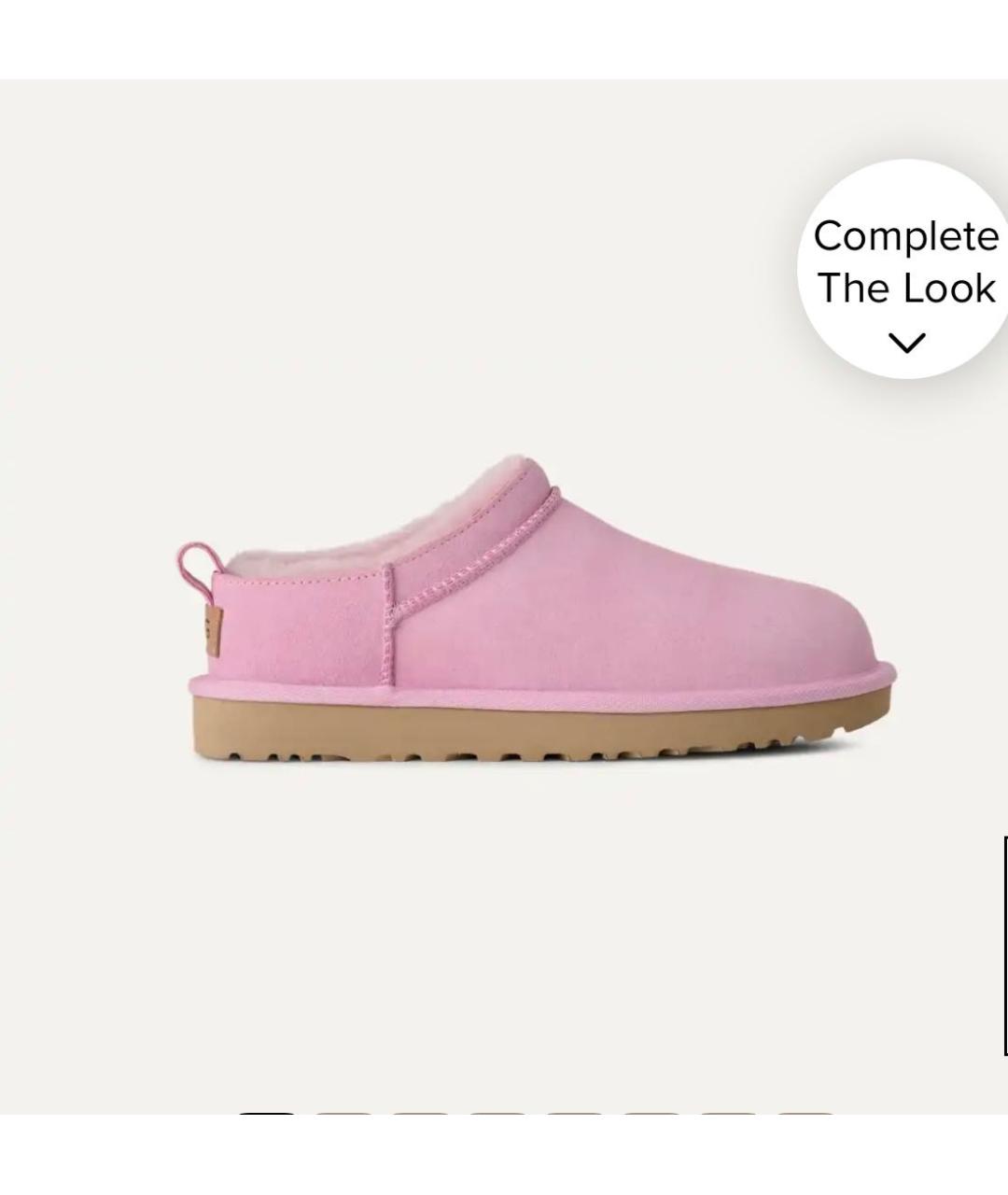 UGG AUSTRALIA Розовые замшевые сабо, фото 7