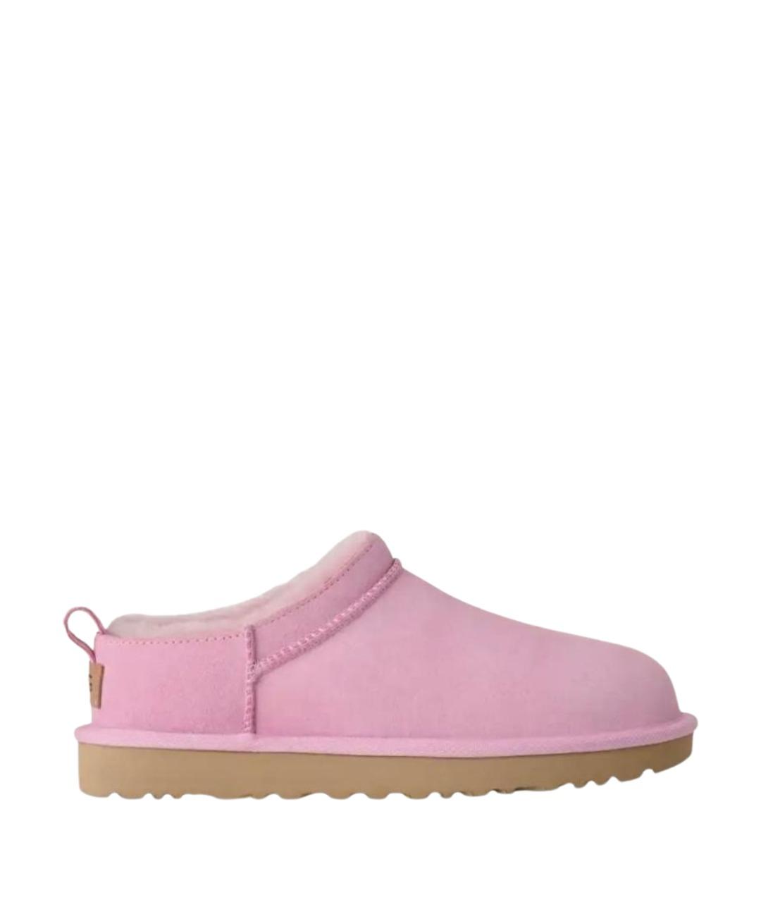 UGG AUSTRALIA Розовые замшевые сабо, фото 1