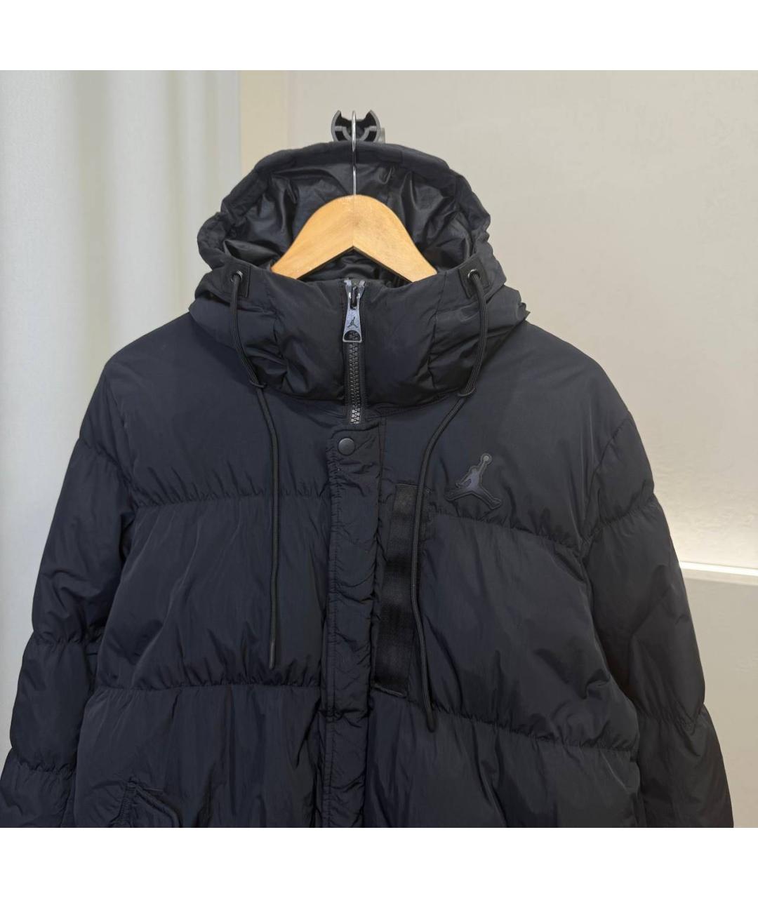 JORDAN Черный пуховик, фото 4