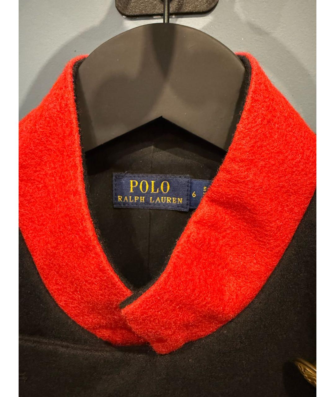 POLO RALPH LAUREN Черный хлопковый жакет/пиджак, фото 3