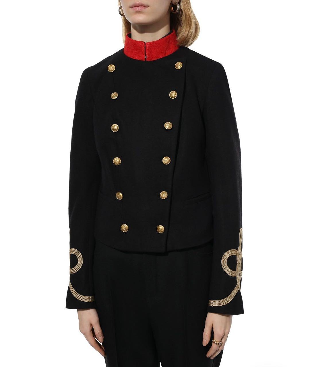 POLO RALPH LAUREN Черный хлопковый жакет/пиджак, фото 5