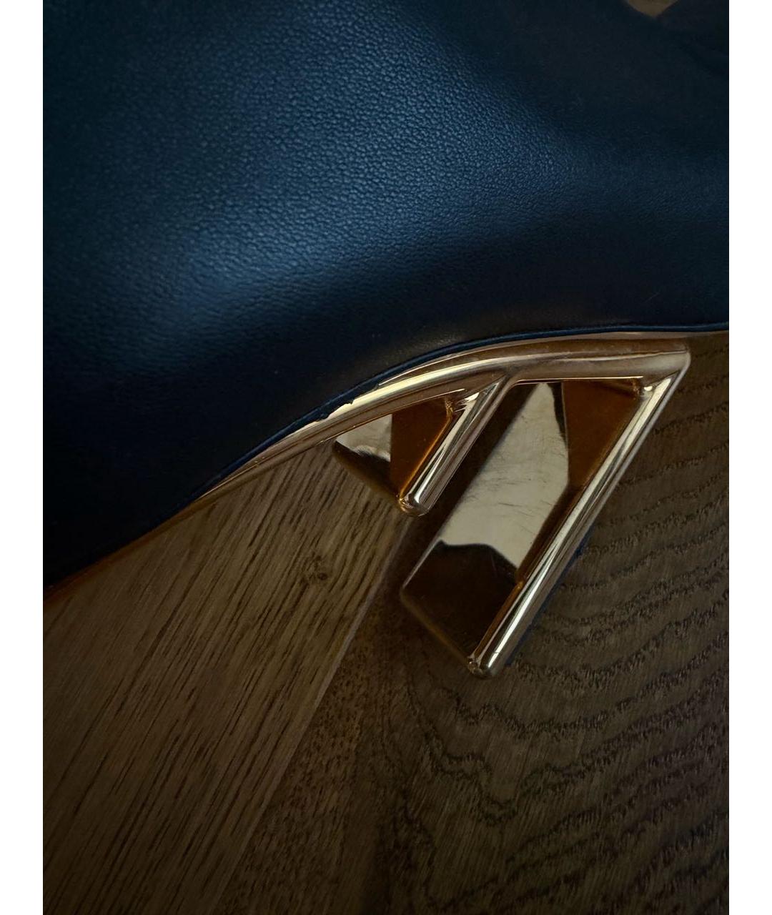 FENDI Черные кожаные ботильоны, фото 7