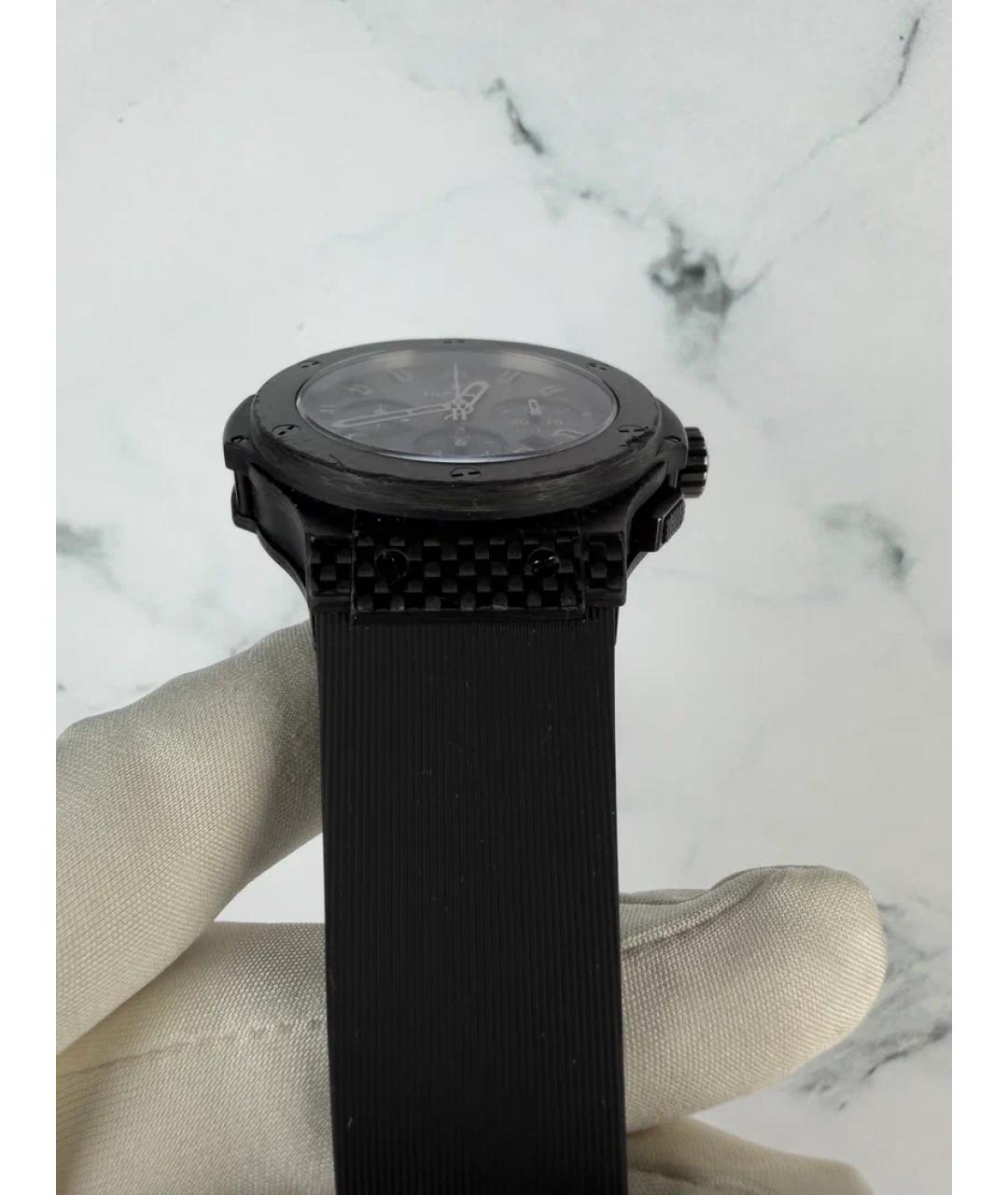 HUBLOT Черные карбоновые часы, фото 7