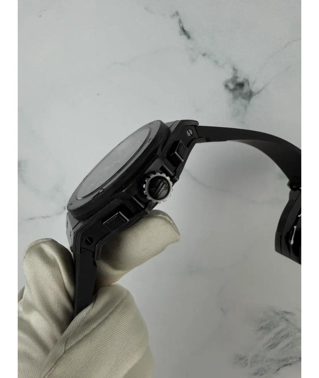 HUBLOT Черные карбоновые часы, фото 5