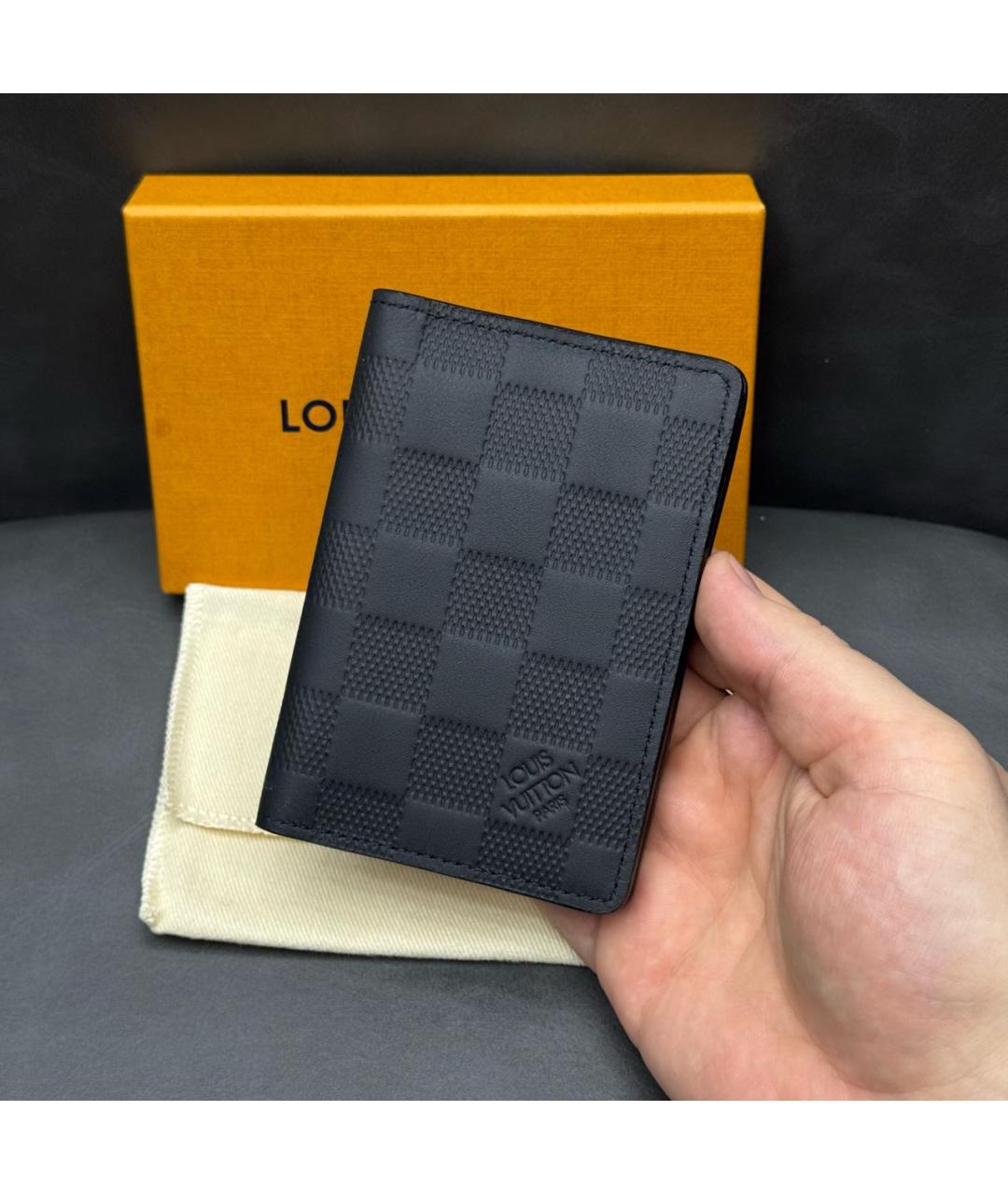 LOUIS VUITTON Кожаный кардхолдер, фото 2