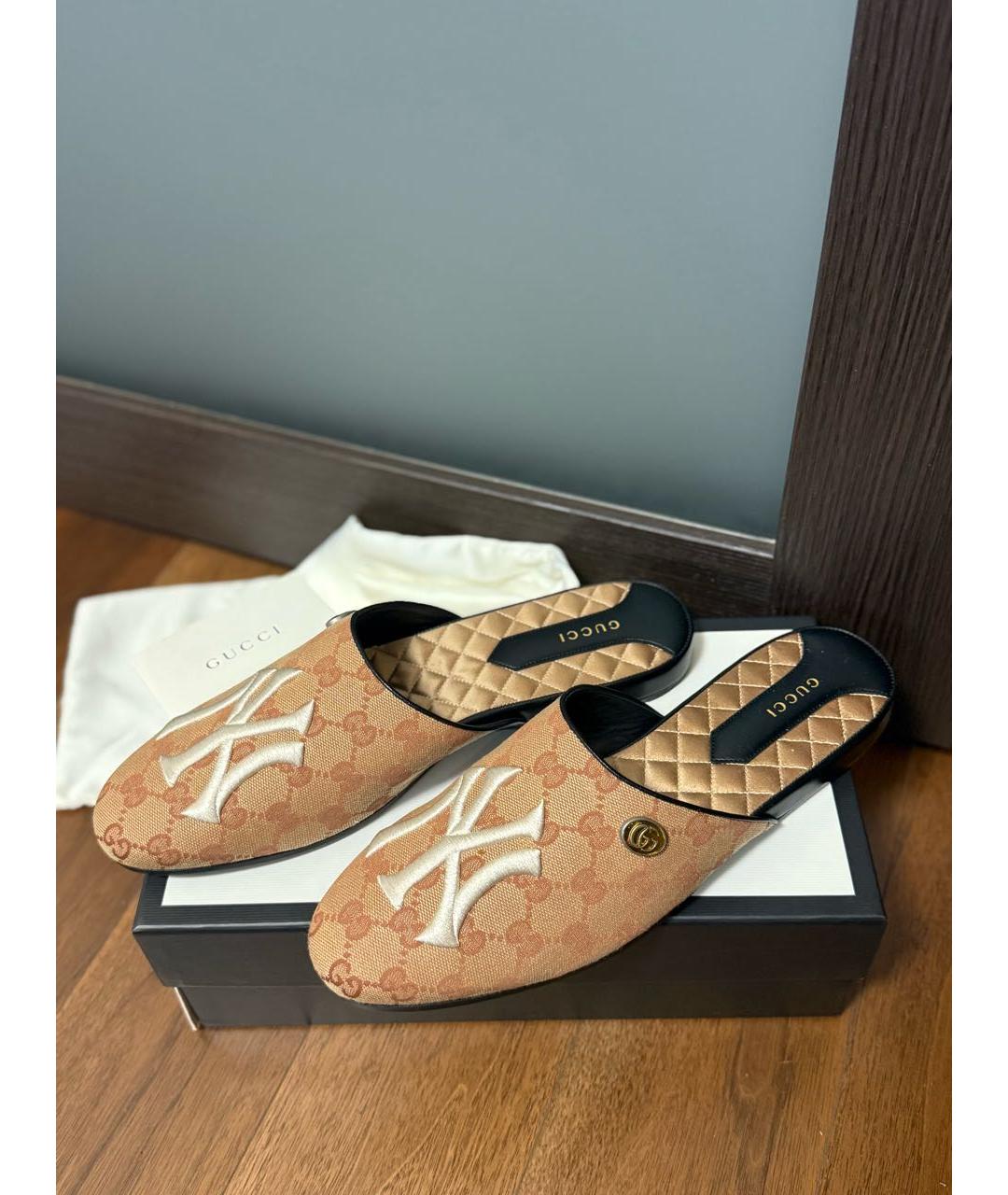 GUCCI Коричневые лоферы, фото 4