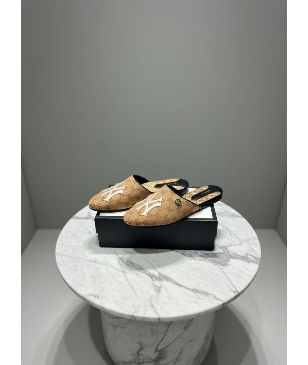 GUCCI Коричневые лоферы, фото 3