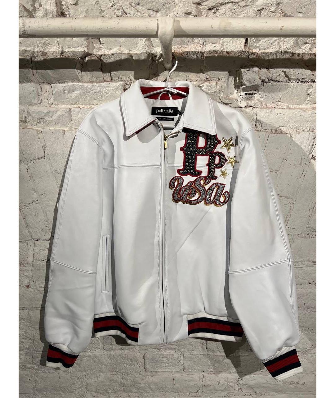 PELLE PELLE Белая кожаная куртка, фото 3