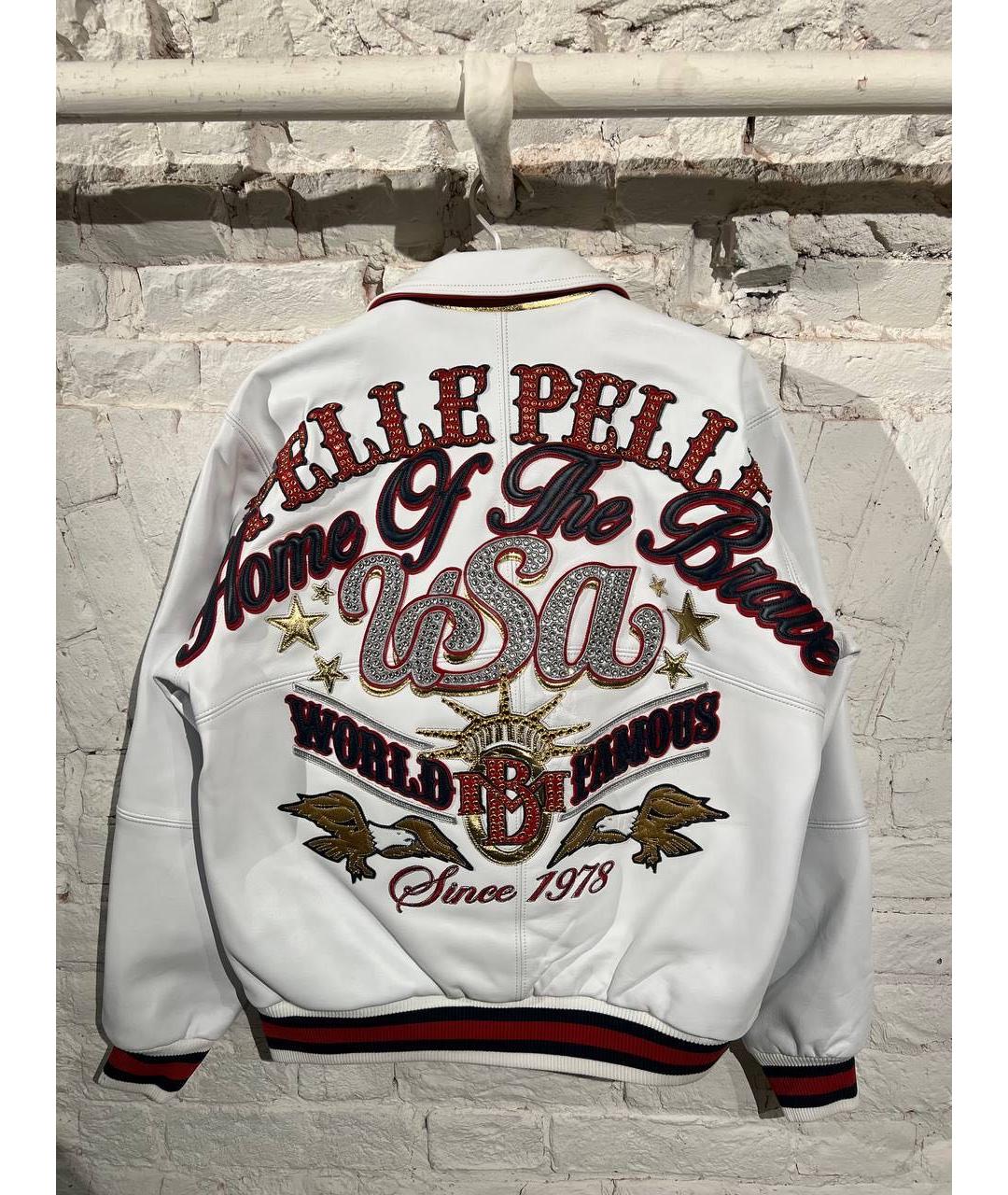 PELLE PELLE Белая кожаная куртка, фото 2