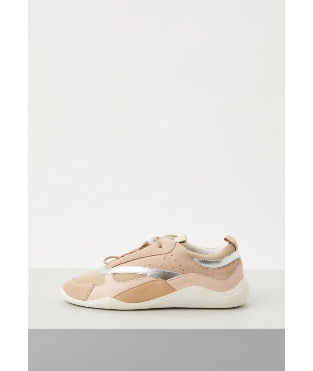 VIC MATIE Розовые кожаные кеды, фото 5