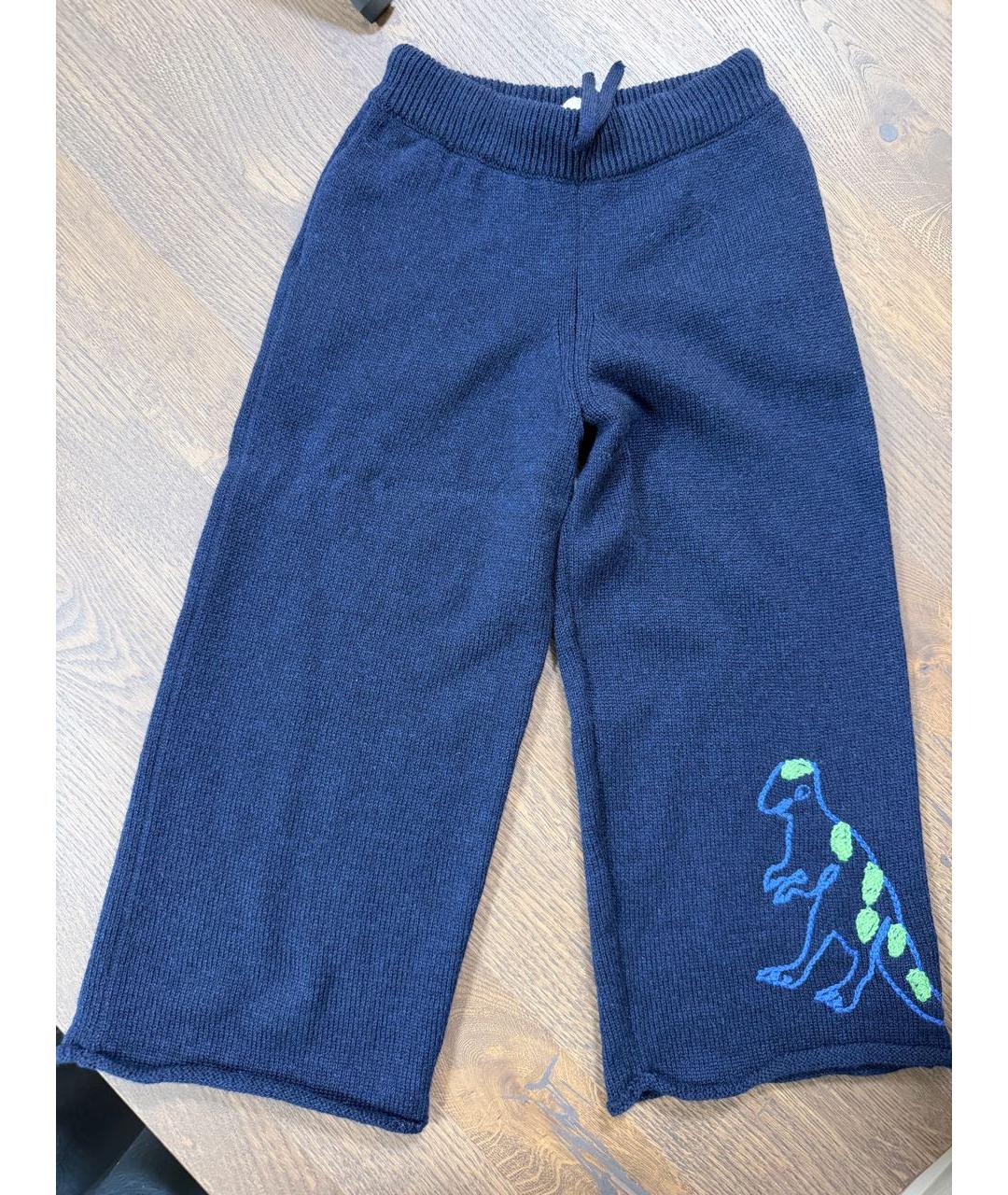 THE ROW Темно-синие кашемировые брюки и шорты, фото 7