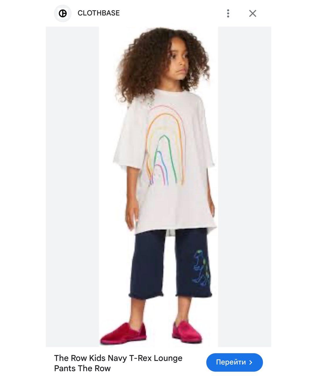 THE ROW Темно-синие кашемировые брюки и шорты, фото 5