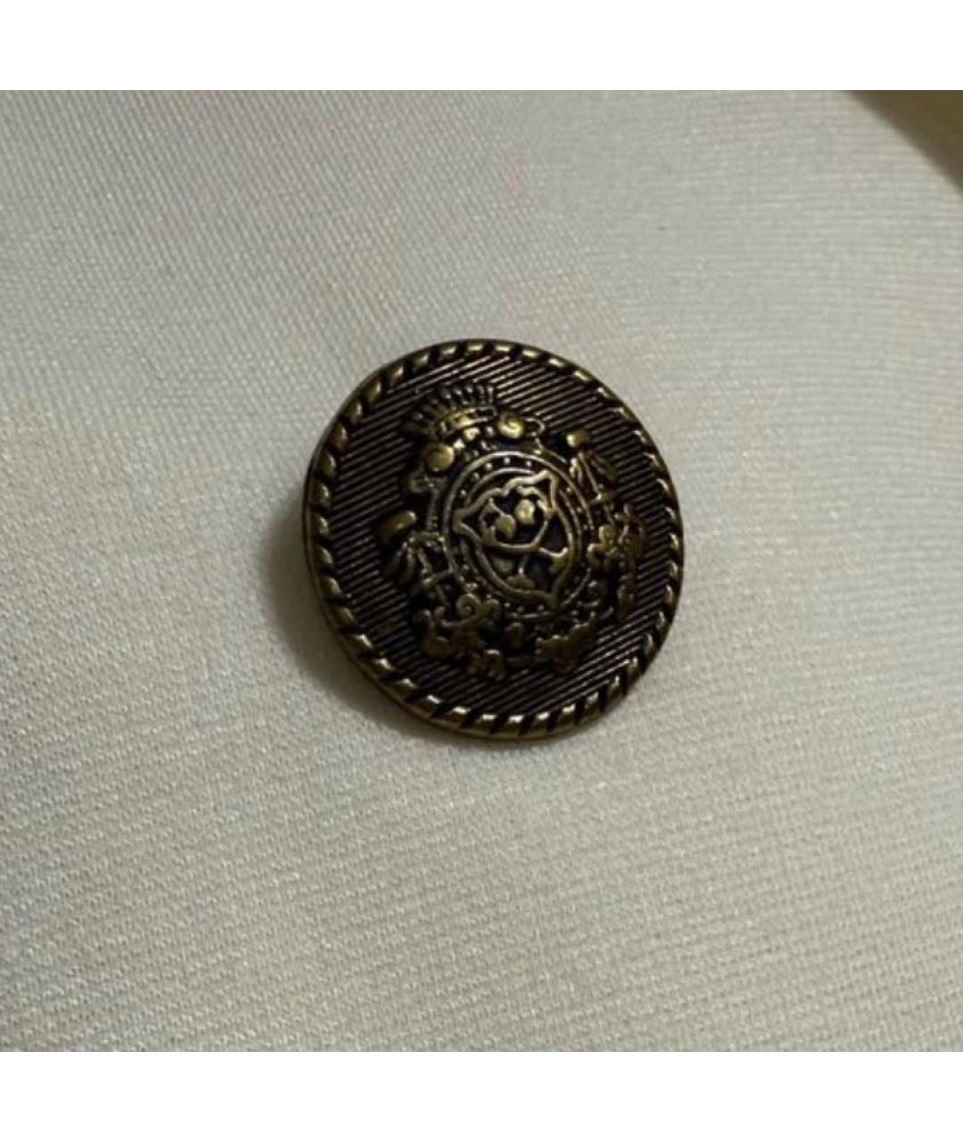 MAX MARA Белый вискозный жакет/пиджак, фото 7