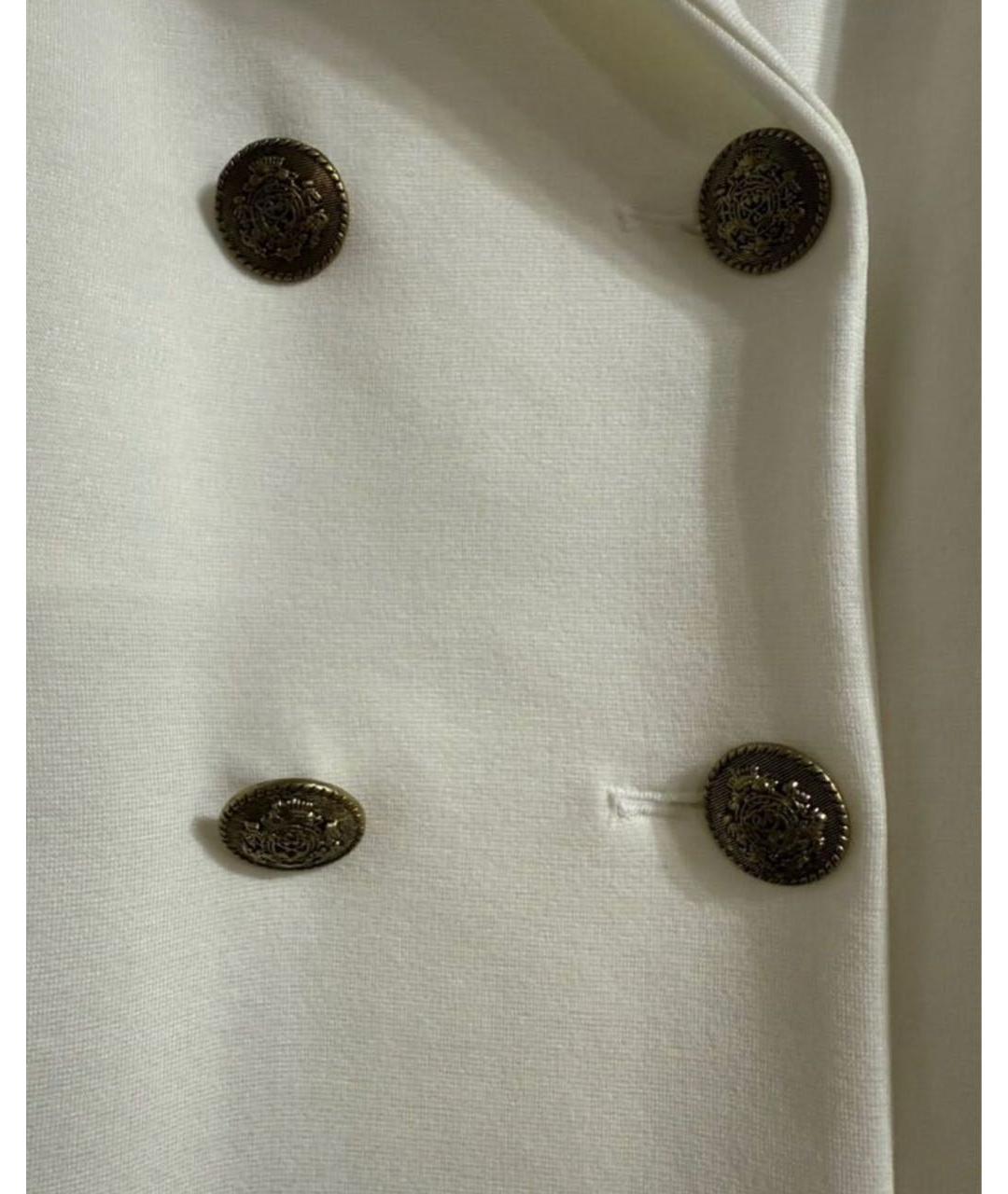 MAX MARA Белый вискозный жакет/пиджак, фото 2