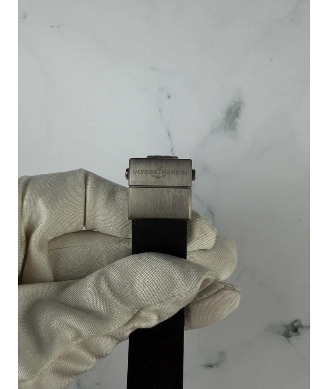 Ulysse Nardin Черные металлические часы, фото 6