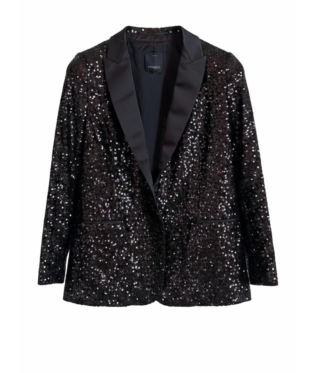 PINKO Черный полиэстеровый жакет/пиджак, фото 1