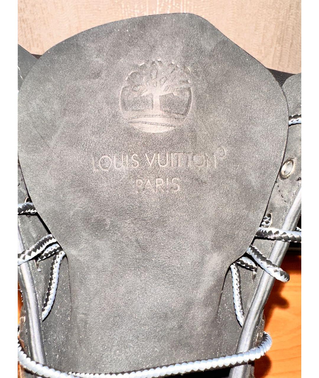 TIMBERLAND Черные нубуковые высокие ботинки, фото 3