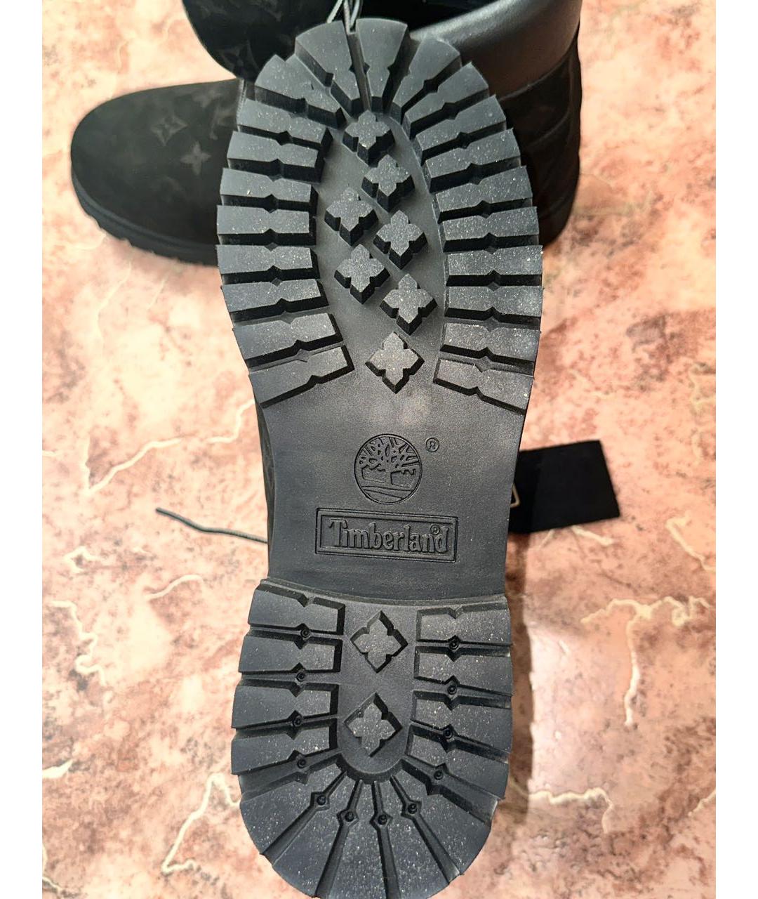 TIMBERLAND Черные нубуковые высокие ботинки, фото 6