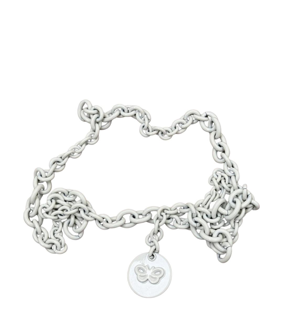 BOTTEGA VENETA Серебрянный ремень, фото 1