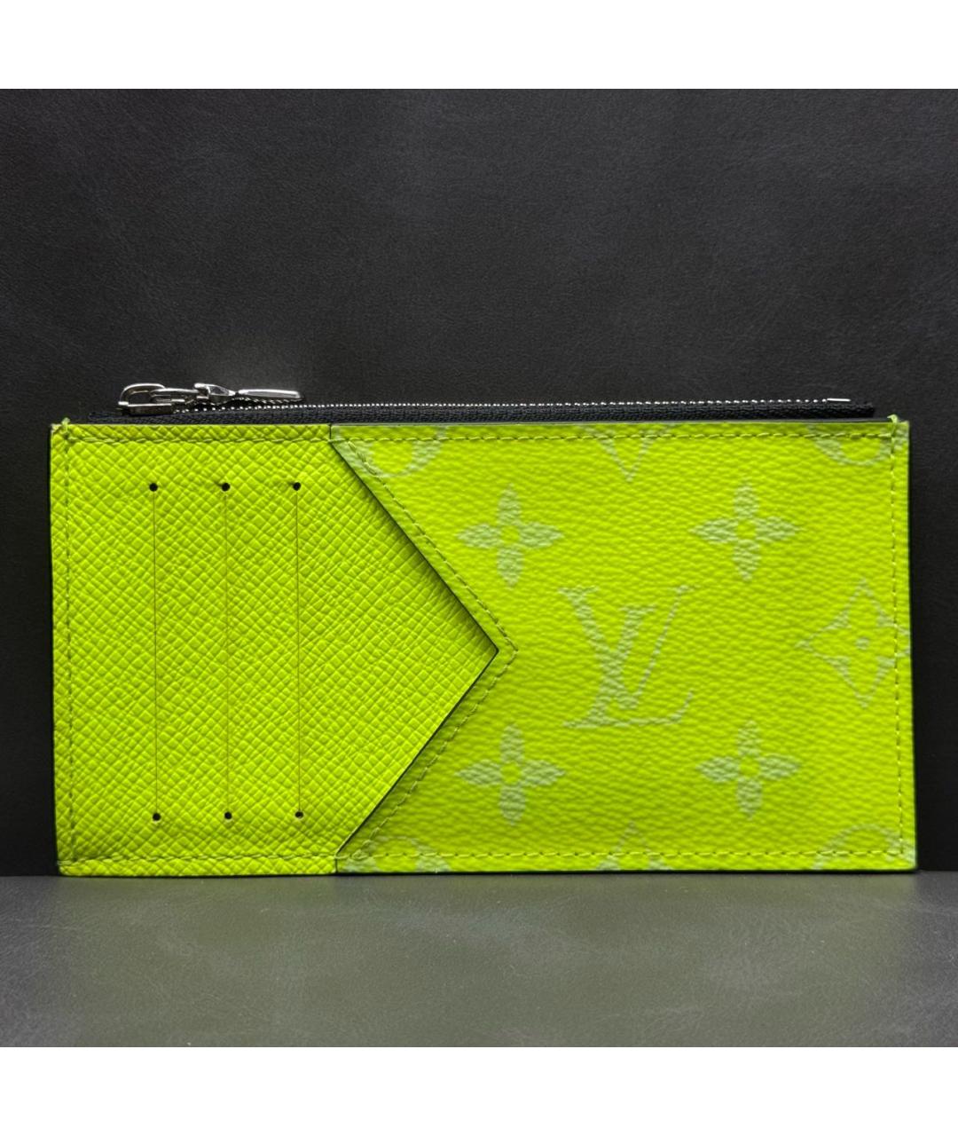 LOUIS VUITTON Салатовый кардхолдер, фото 8