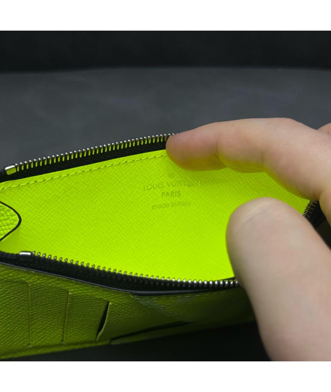 LOUIS VUITTON Салатовый кардхолдер, фото 7