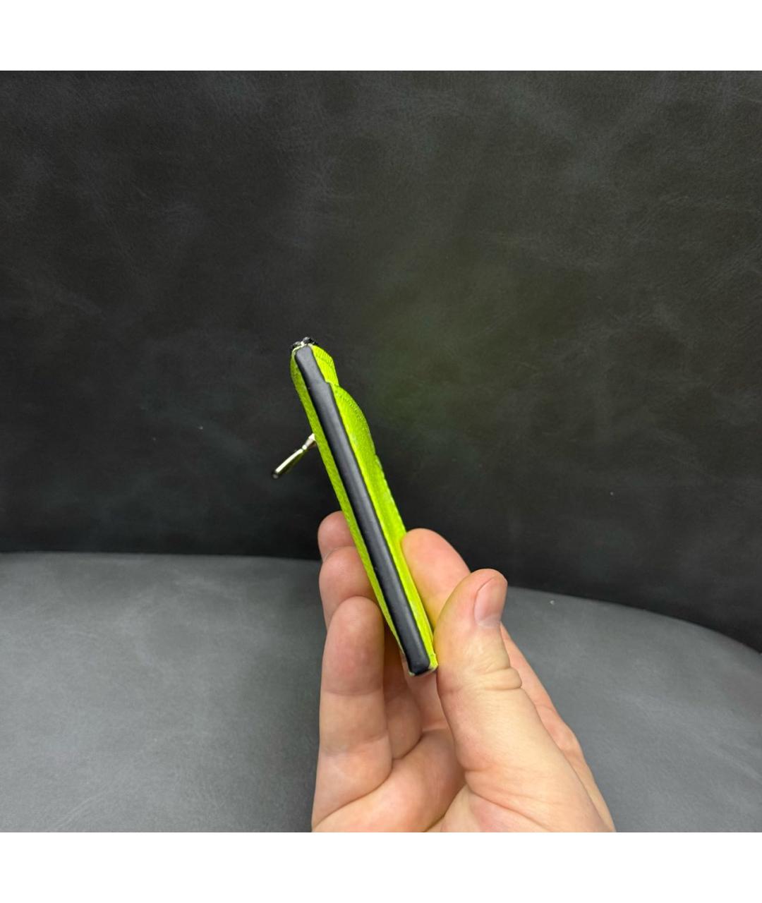 LOUIS VUITTON Салатовый кардхолдер, фото 4