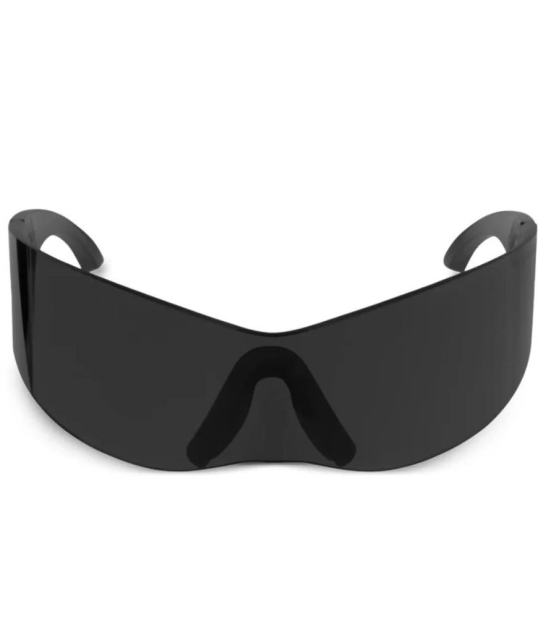 BALENCIAGA Черные пластиковые солнцезащитные очки, фото 2