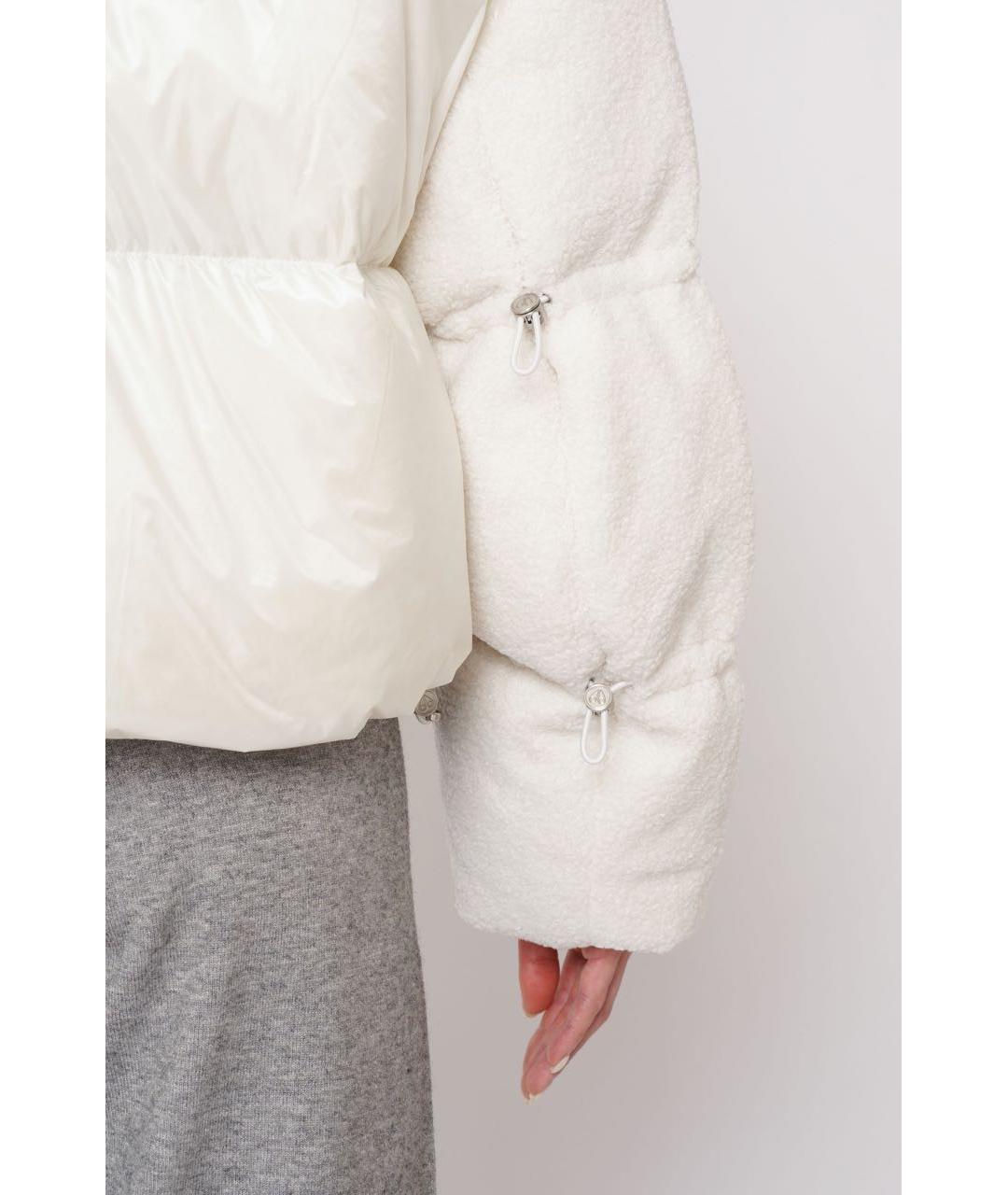 MOOSE KNUCKLES Белая полиэстеровая куртка, фото 3