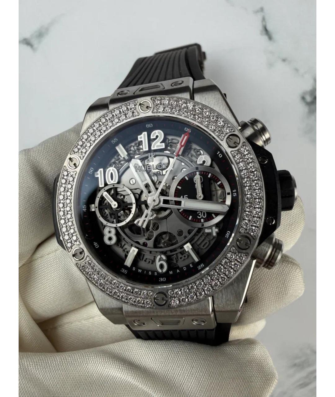 HUBLOT Серебряные металлические часы, фото 3