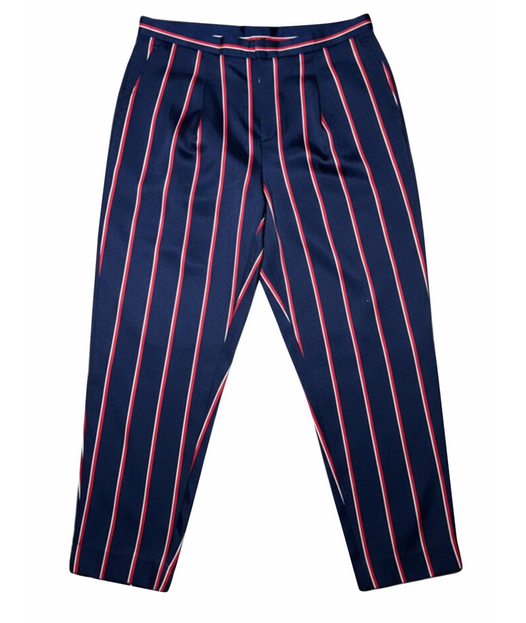 RALPH LAUREN Темно-синие прямые брюки, фото 1