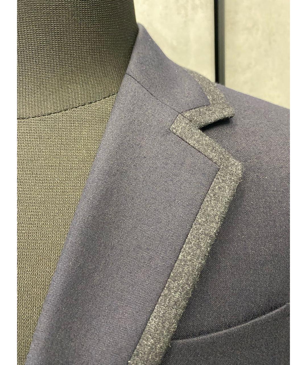 PRADA Темно-синий шерстяной пиджак, фото 7