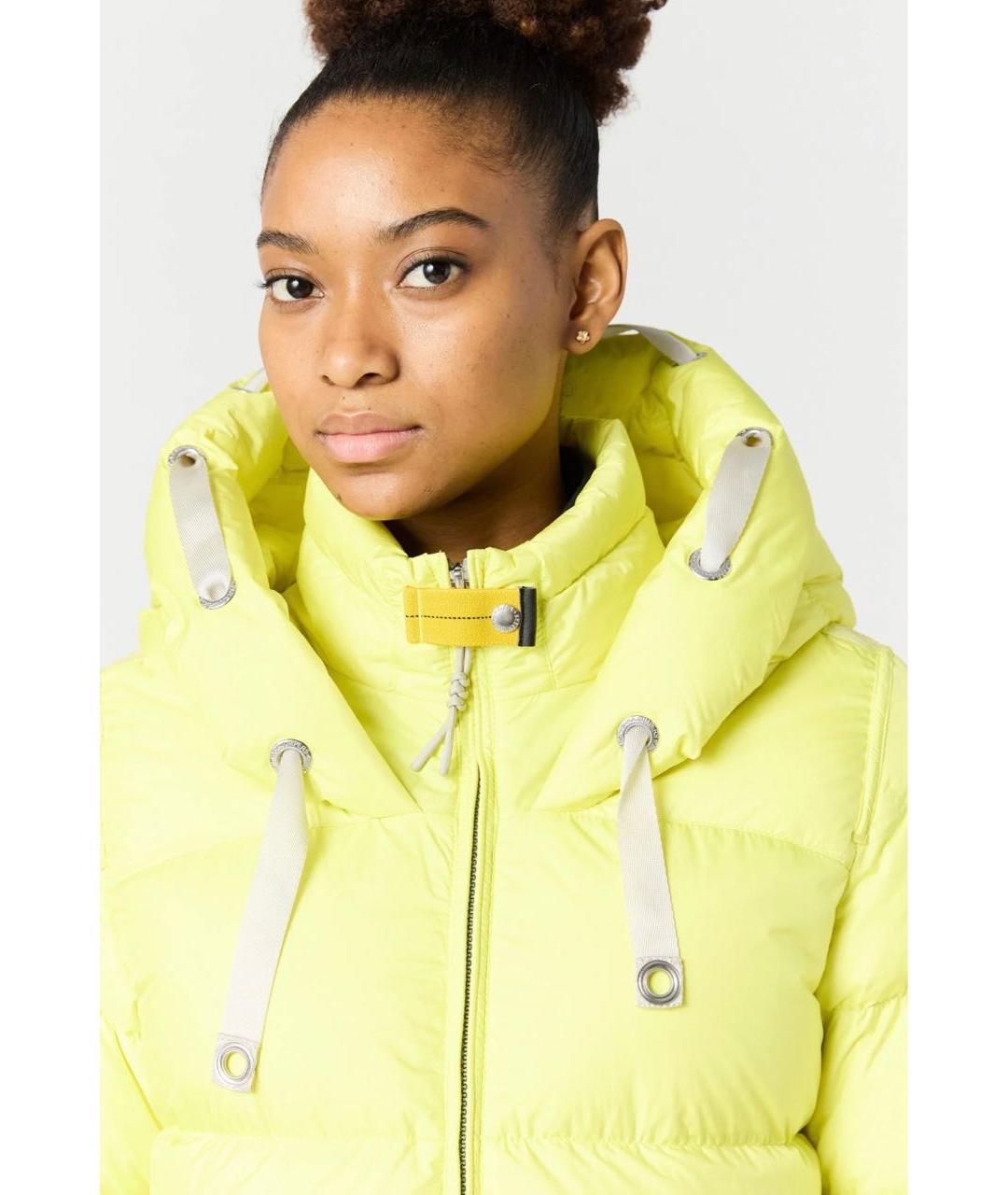 PARAJUMPERS Желтый пуховик, фото 7