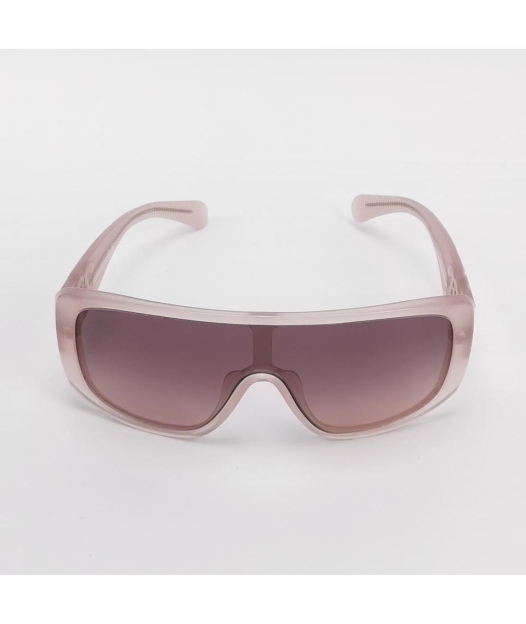 CHANEL Розовые пластиковые солнцезащитные очки, фото 2