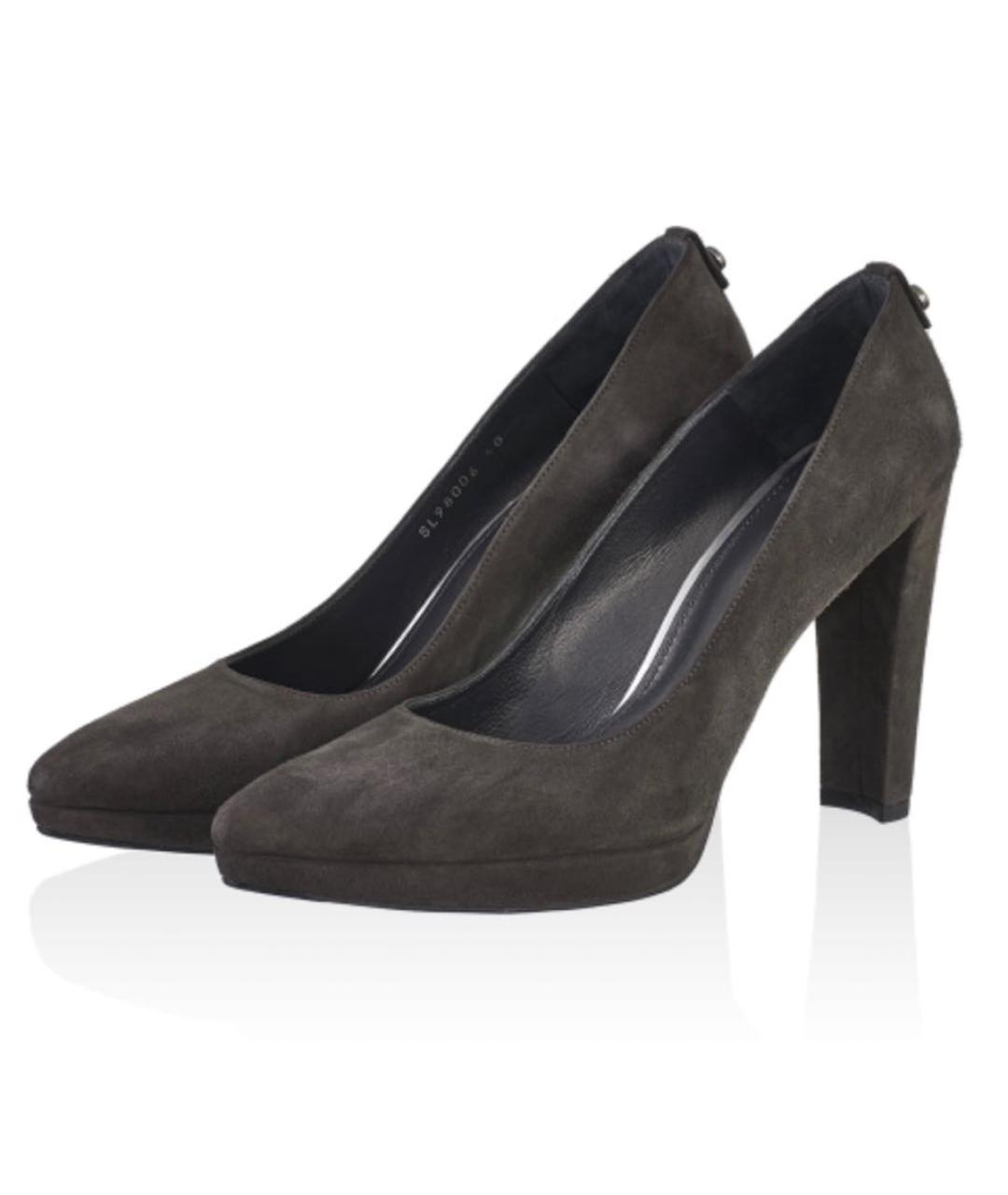 STUART WEITZMAN Серые замшевые туфли, фото 2