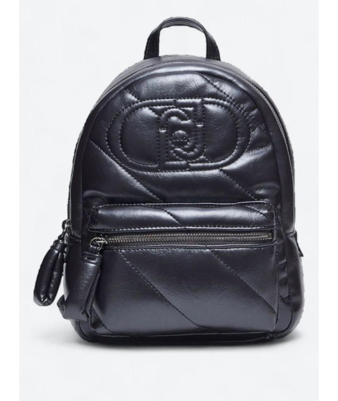 LIU JO Темно-синий рюкзак из искусственной кожи, фото 6