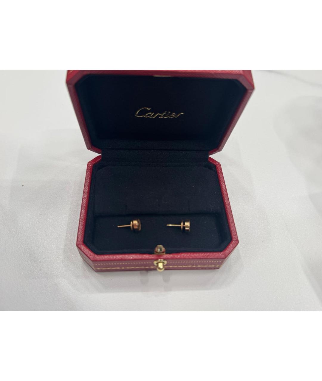 CARTIER Золотые серьги из розового золота, фото 4