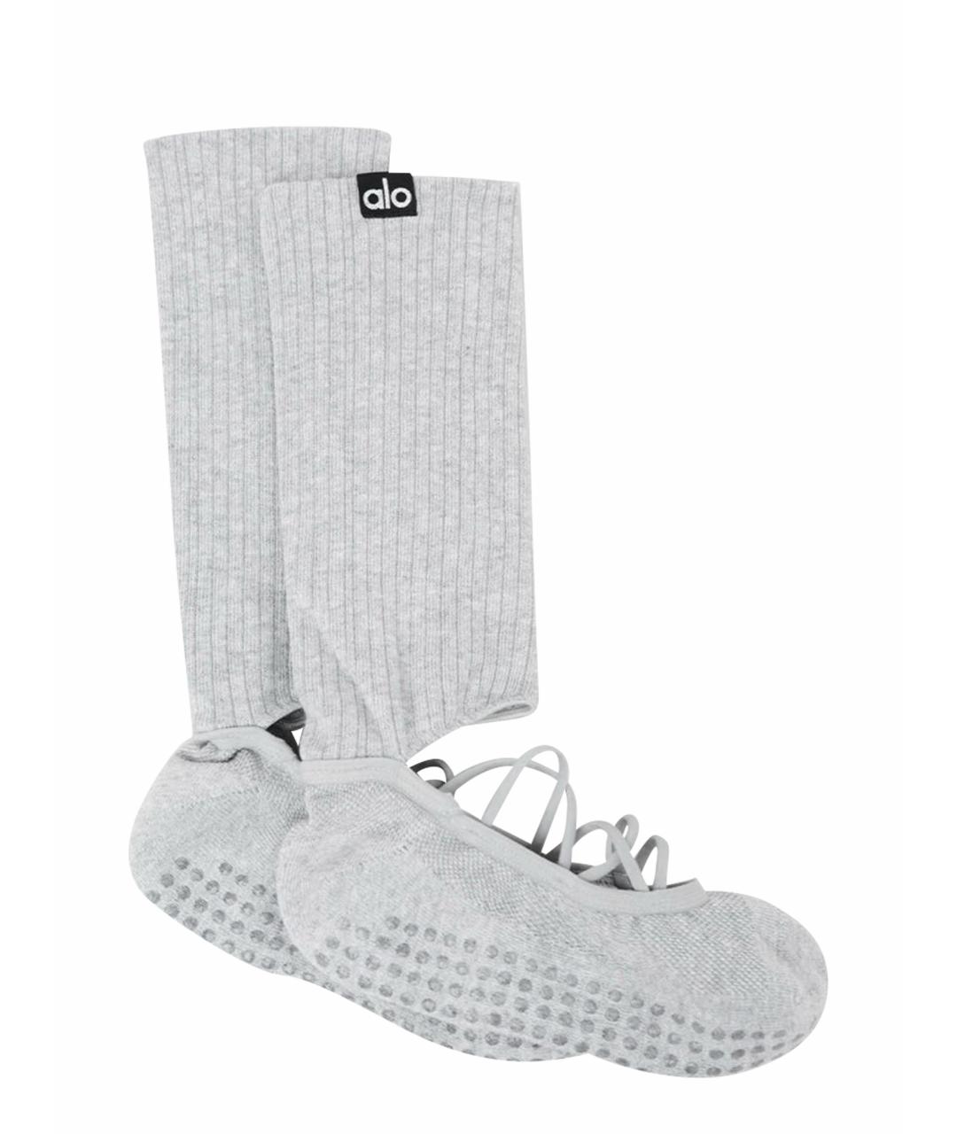 ALO YOGA Серые носки, чулки и колготы, фото 1