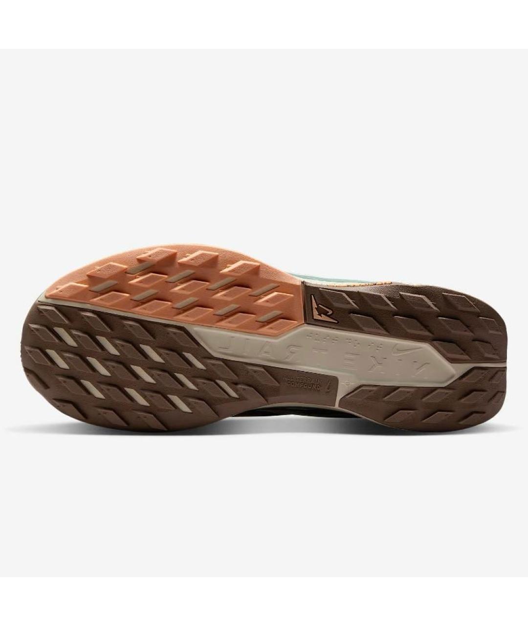 NIKE Бирюзовые текстильные низкие кроссовки / кеды, фото 5