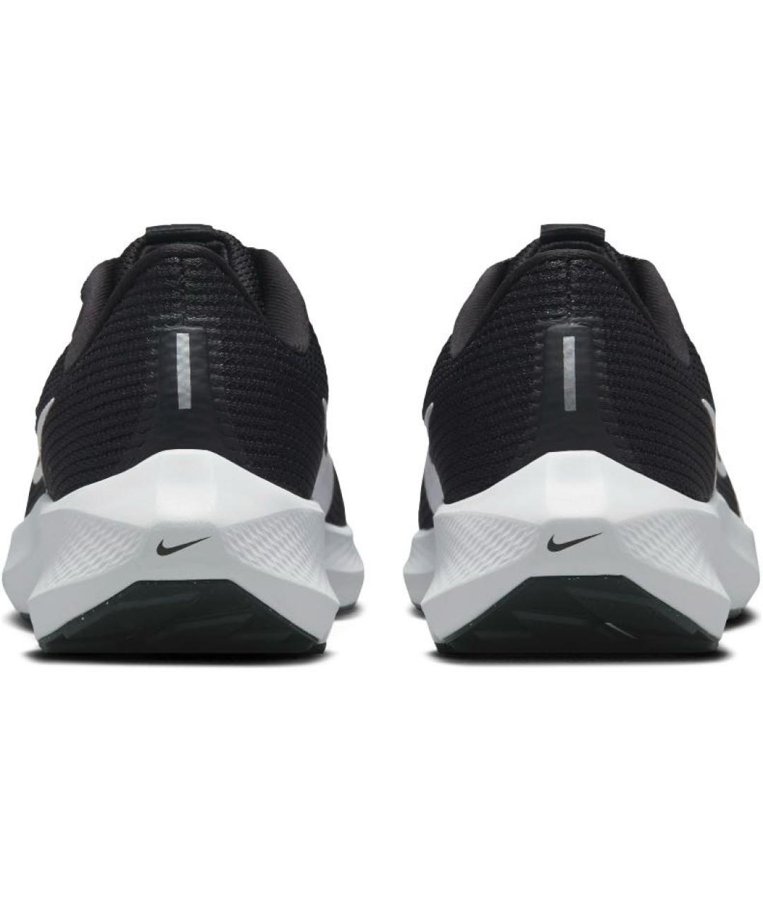 NIKE Черные текстильные низкие кроссовки / кеды, фото 3