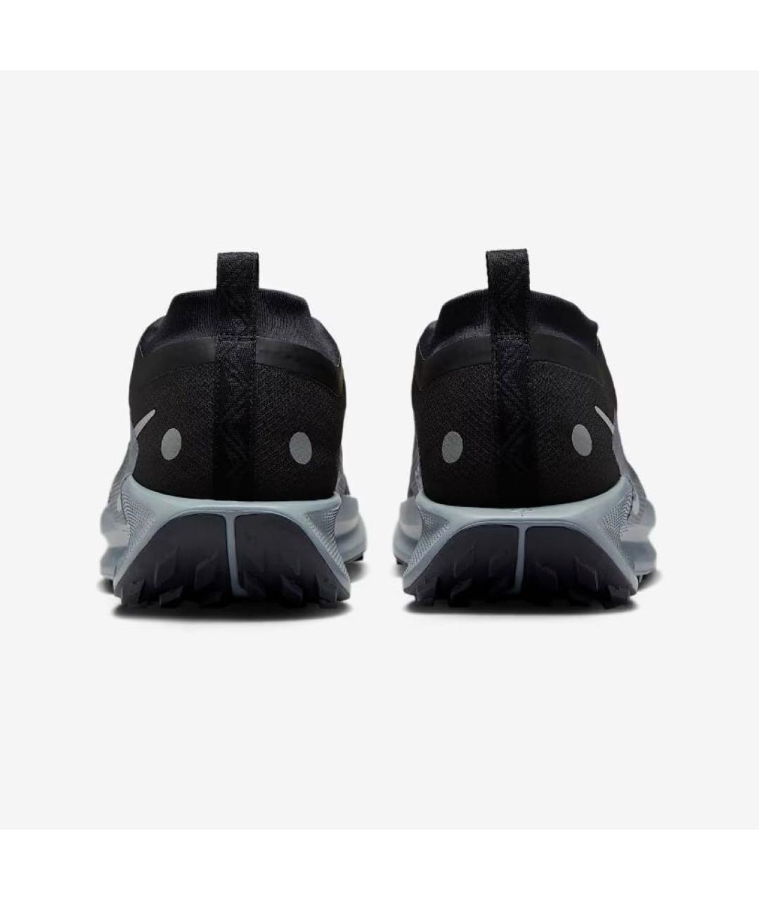 NIKE Черные текстильные низкие кроссовки / кеды, фото 3