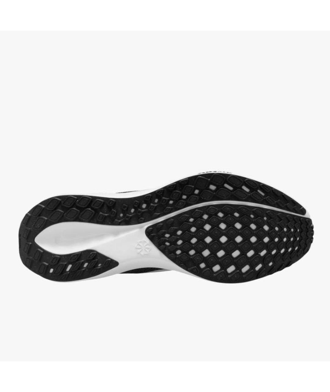 NIKE Черные текстильные низкие кроссовки / кеды, фото 5