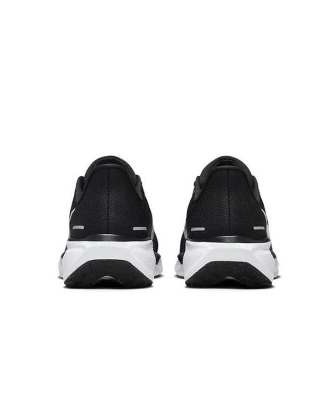 NIKE Черные текстильные низкие кроссовки / кеды, фото 3