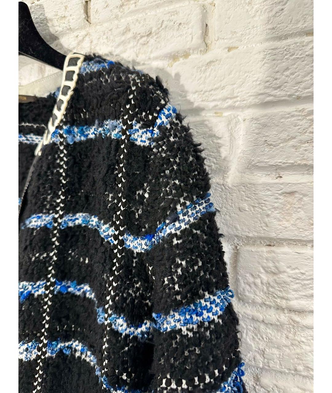 LOUIS VUITTON Темно-синий шерстяной джемпер / свитер, фото 5