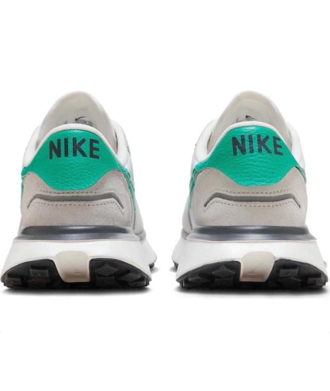 NIKE Бежевые текстильные низкие кроссовки / кеды, фото 4