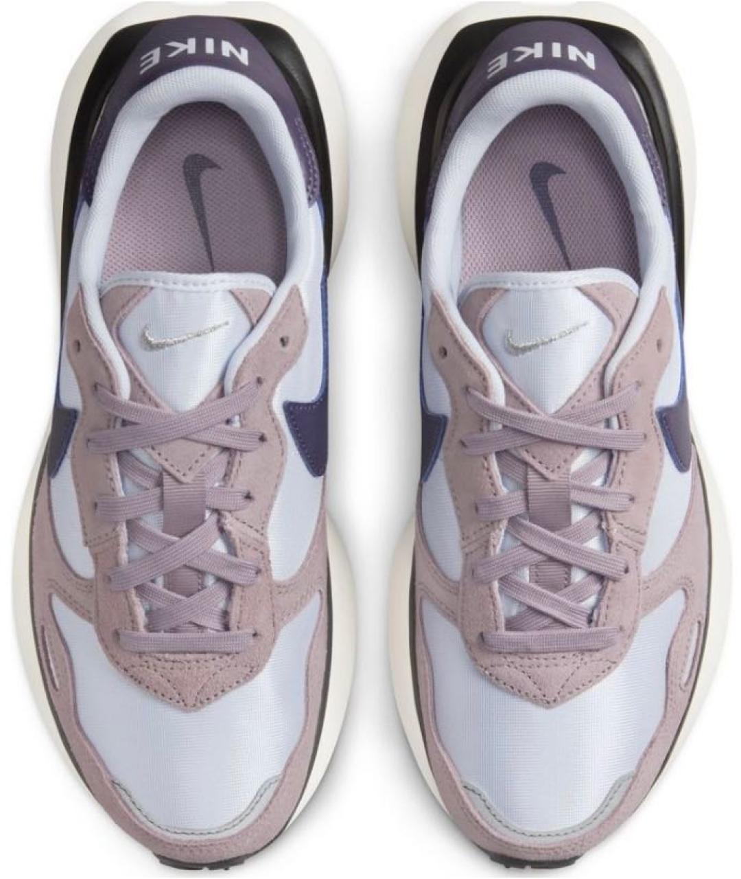 NIKE Розовые текстильные низкие кроссовки / кеды, фото 3