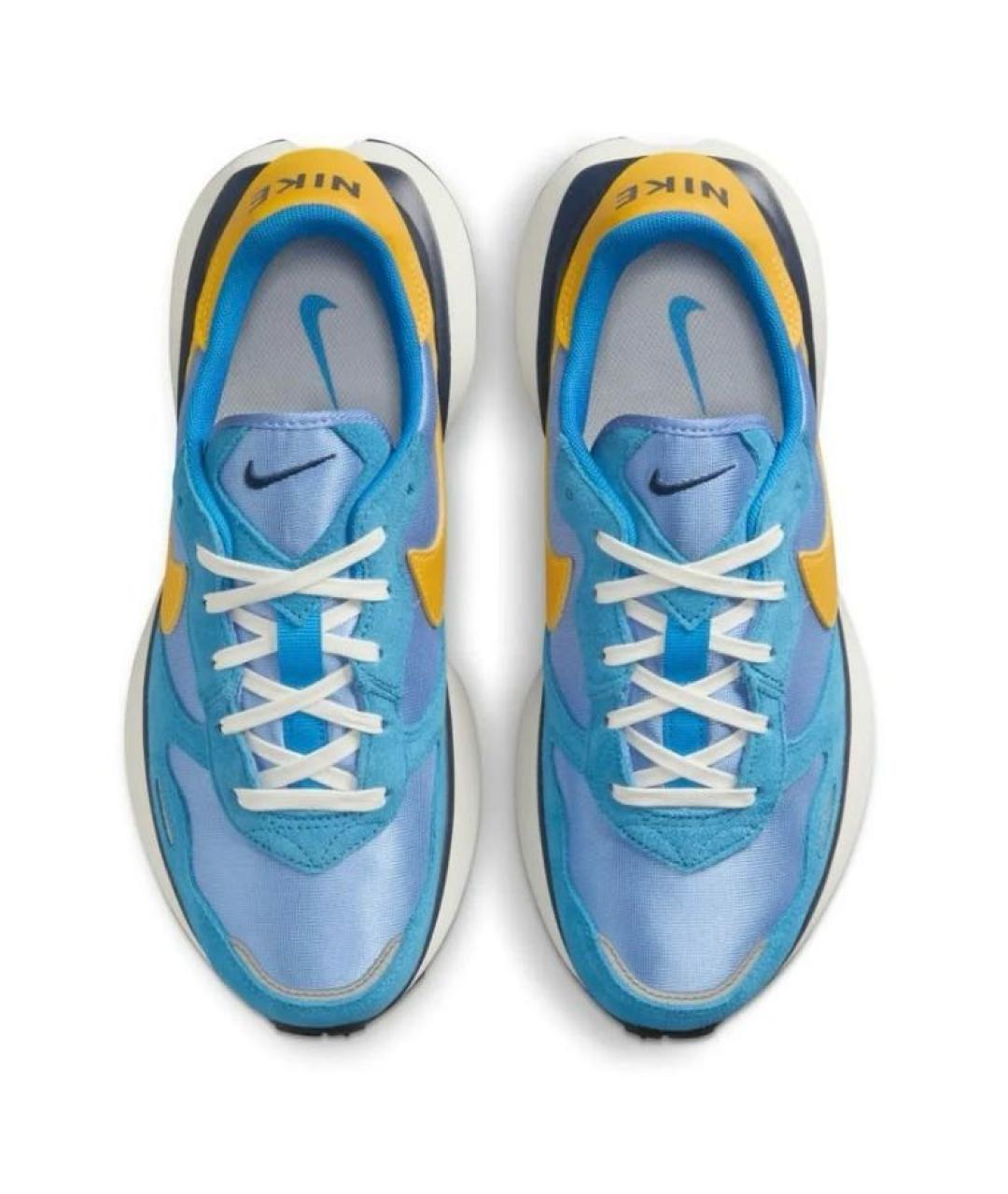 NIKE Синие текстильные низкие кроссовки / кеды, фото 2