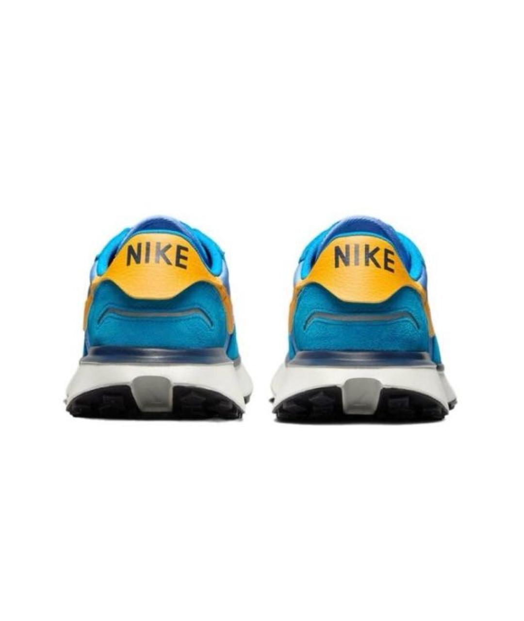 NIKE Синие текстильные низкие кроссовки / кеды, фото 4