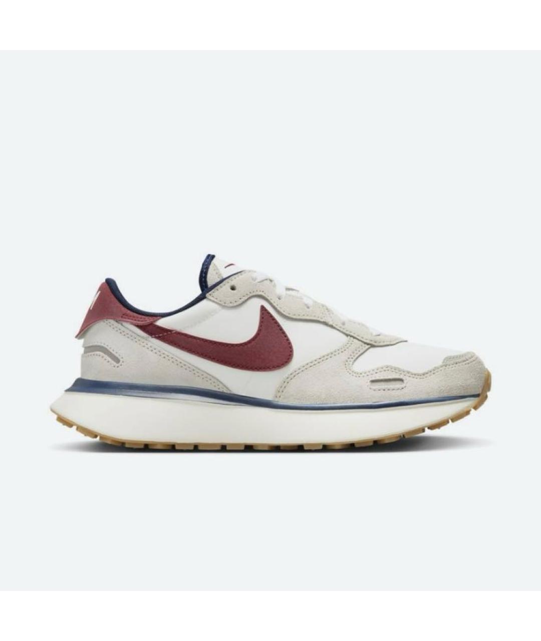 NIKE Бежевые текстильные низкие кроссовки / кеды, фото 7
