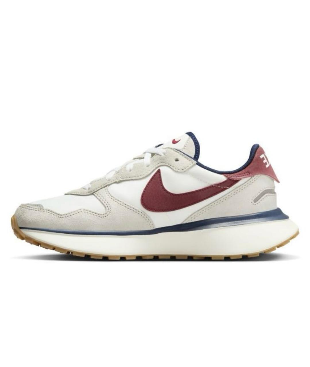 NIKE Бежевые текстильные низкие кроссовки / кеды, фото 5