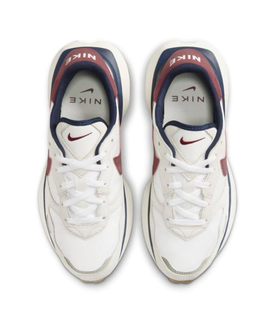 NIKE Бежевые текстильные низкие кроссовки / кеды, фото 2